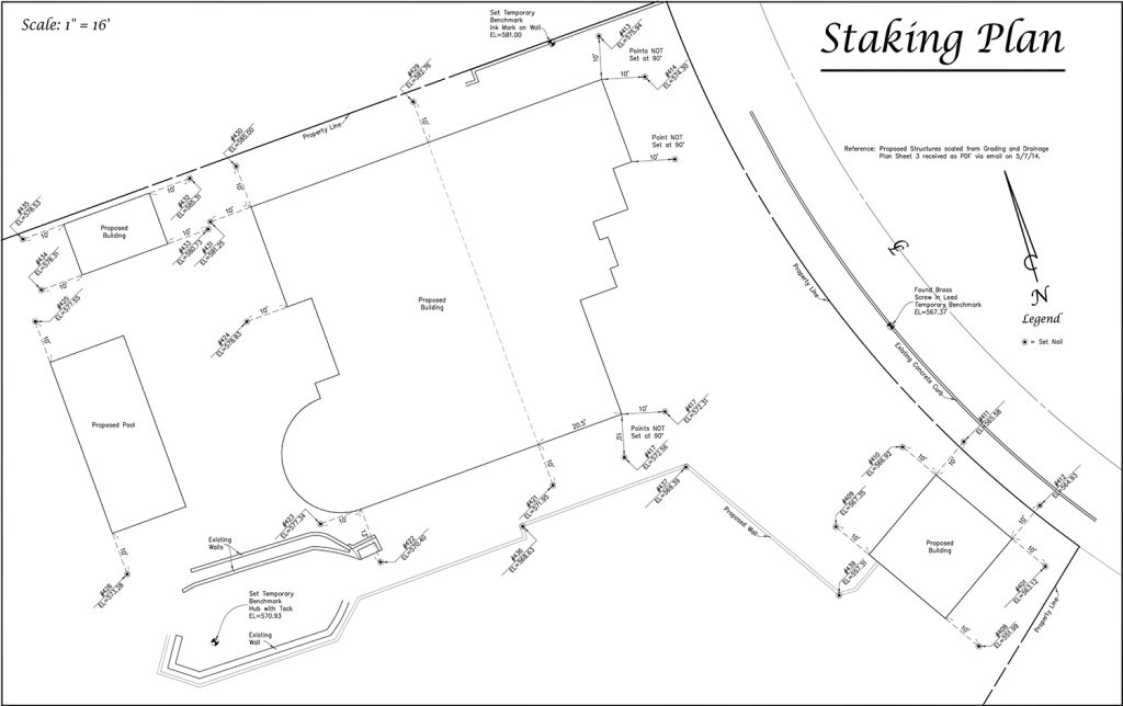 A construction staging plan